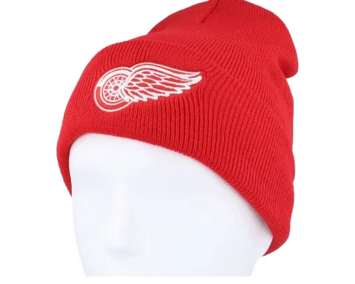 Detroit Red Wings Terrain Knit Solid Red Cuff - American Needle