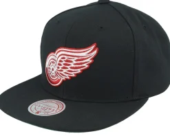 Detroit Red Wings Top Spot Black Snapback - Mitchell & Ness