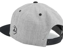 Dice Storm Patch Heather Grey/Black Snapback