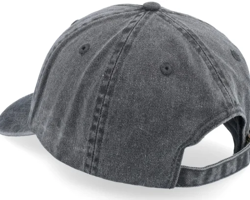 Do Nothing Club Washed Black Dad Cap - Iconic