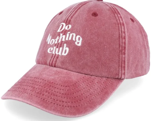Do Nothing Club Washed Black Dad Cap - Iconic