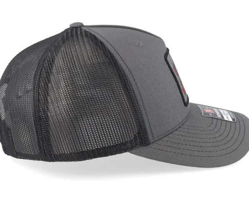Dobermann & Roses Grey A-framed Trucker - Iconic
