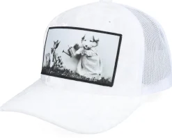 Dog Watering Plant Velvet White/White A-frame - Calza Pennello