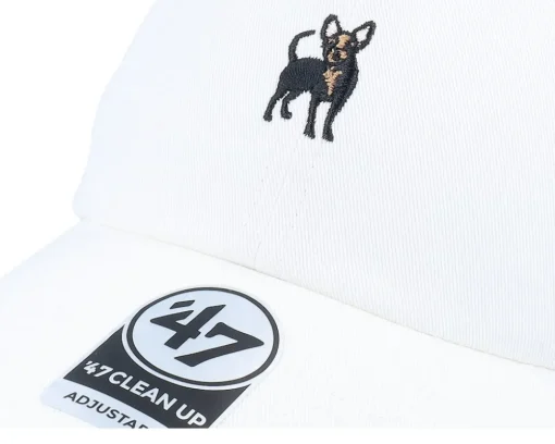 Dog-base Runner Icon 47 Clean Up White Dad Cap - 47 Brand