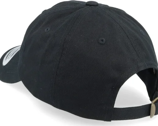 Dolphin On Waves Patch Black Dad Cap - Abducted
