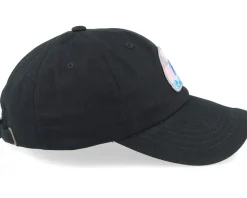 Dolphin On Waves Patch Black Dad Cap - Abducted
