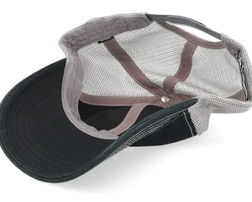 Dolphin On Waves Patch Grey/Black Dad Cap Trucker - Abducted