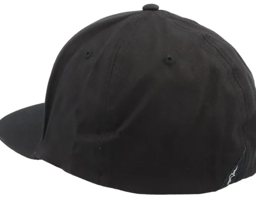 Double Check Flatbill Hat Black/White Fitted - Alpinestars