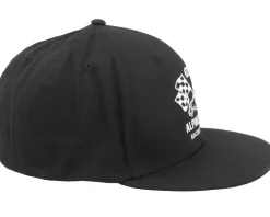 Double Check Flatbill Hat Black/White Fitted - Alpinestars