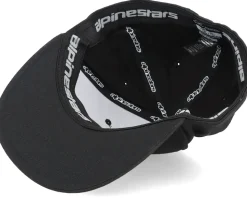 Double Check Flatbill Hat Black/White Fitted - Alpinestars