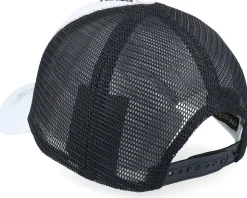 Double Dragon Twill Front Mesh White/Black Trucker - Ed Hardy