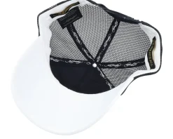 Double Dragon Twill Front Mesh White/Black Trucker - Ed Hardy