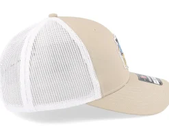 Doughnut In Coffe Cup Patch Khaki/White Trucker - Iconic