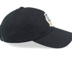 Doughnut In Coffe Cup Patch Black Dad Cap - Abducted