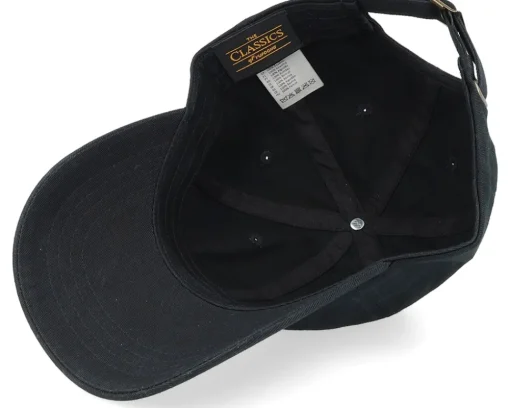 Doughnut In Coffe Cup Patch Black Dad Cap - Abducted