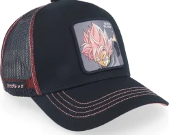 Dragon Ball Black Black Trucker - Capslab