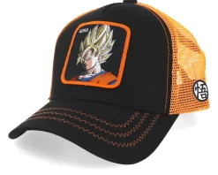 Dragon Ball Son Goku Black/Orange Trucker - Capslab
