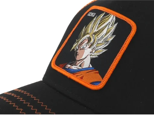 Dragon Ball Son Goku Black/Orange Trucker - Capslab