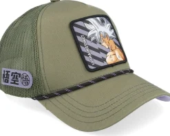 Dragon Ball Ultra Dark Green A-Frame Trucker - Capslab