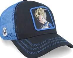 Dragon Ball Vegeta Blue/Black A-Frame Trucker - Capslab