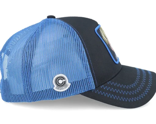 Dragon Ball Vegeta Blue/Black A-Frame Trucker - Capslab
