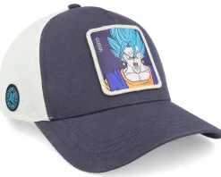 Dragon Ball Vegito White/Grey A-Frame Trucker - Capslab
