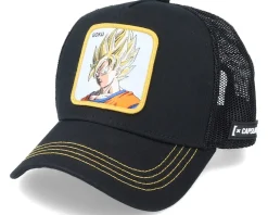Dragon Ball Z Goku 4 Black Trucker - Capslab
