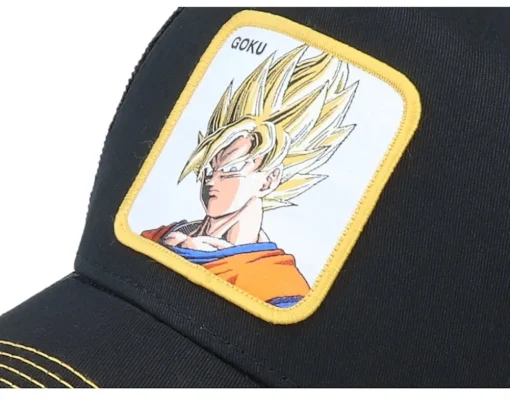 Dragon Ball Z Goku 4 Black Trucker - Capslab