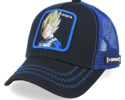 Dragon Ball Z Majin Vegeta Navy/Yellow/Black Trucker - Capslab