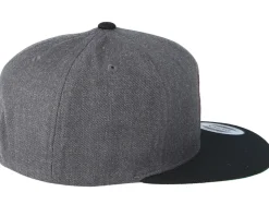 Dragon Heather Charcoal/Black Snapback - Tattoo Collective
