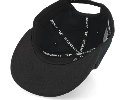 Drive Cap Black Snapback - J.Lindeberg