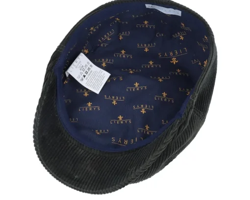 Driver Cap Corduroy Dark Green Flatcap - Lierys