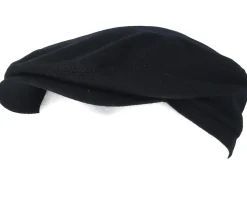 Driver Cap Virgin Wool/Casmere Black Flat Cap - Stetson