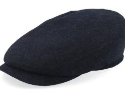 Driver Virgin Wool/Cashmere Anthracit Flat Cap - Stetson