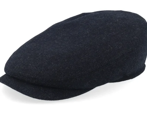 Driver Virgin Wool/Cashmere Anthracit Flat Cap - Stetson
