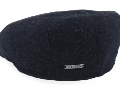 Driver Virgin Wool/Cashmere Anthracit Flat Cap - Stetson