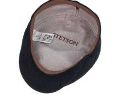 Driver Virgin Wool/Cashmere Anthracit Flat Cap - Stetson