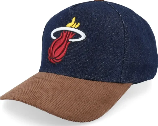 D-stressed Pro Dark Navy/Brown Corduroy A-frame Adjustable - Mitchell & Ness