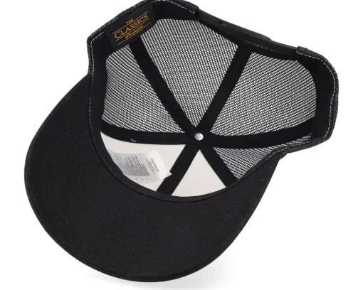 Dumbbell Fist Gym Delta Black/White Trucker - Berzerk