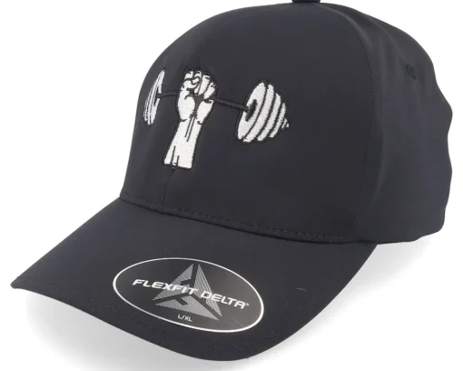 Dumbbell Fist Gym Delta Black Flexfit - Berzerk