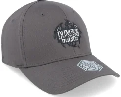Dungeon Master Dragon Silhouette Dark Grey Flexfit - Critiql Hit