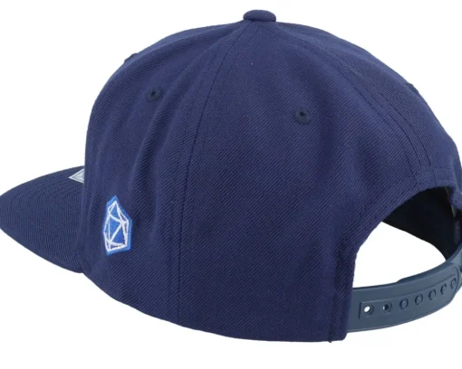 Dungeon Master Logo Dragon Classic Navy Snapback - Critiql Hit