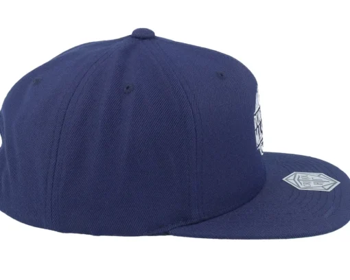 Dungeon Master Logo Dragon Classic Navy Snapback - Critiql Hit