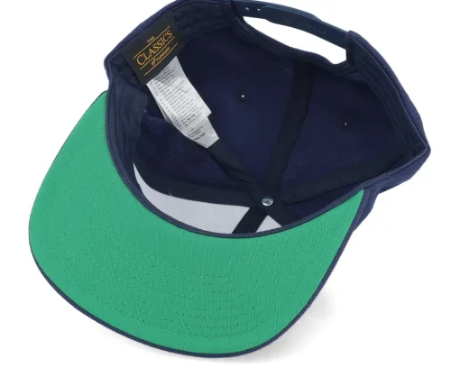 Dungeon Master Logo Dragon Classic Navy Snapback - Critiql Hit