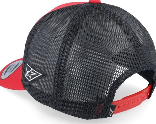Dunker Hat Red/Black Trucker - Alpinestars
