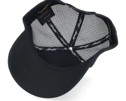 Eagle & Snake Battle Twill Mesh Black A-Frame Trucker - Ed Hardy