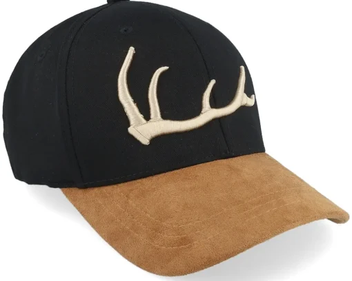 Elk Antler 3d Black/Suede Flexfit - Hunter