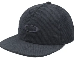 Ellipse Corduroy Hat Blackout Snapback - Oakley