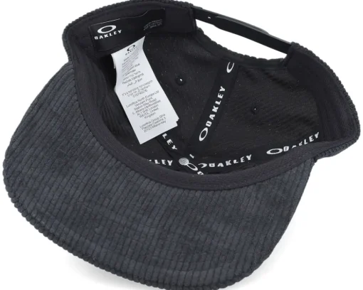 Ellipse Corduroy Hat Blackout Snapback - Oakley