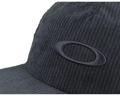 Ellipse Corduroy Hat Blackout Snapback - Oakley